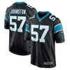 Clay Johnston Carolina Panthers Game Jersey - Black Nfl - Robokeg