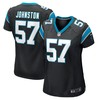 Clay Johnston Carolina Panthers Womens Game Jersey - Black Nfl - Robokeg
