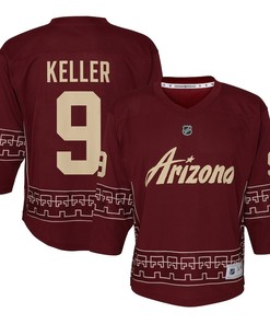 Clayton Keller 9 Arizona Coyotes Alternate 2022/23 Youth Player Jersey - Garnet - Robokeg