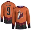 Clayton Keller 9 Arizona Coyotes Reverse Retro 2.0 Jersey - Burnt Orange - Robokeg