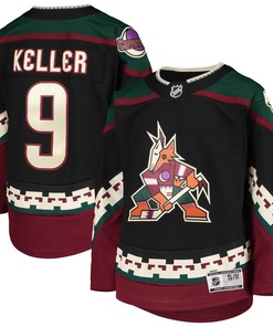 Clayton Keller Arizona Coyotes Home Premier Player Jersey - Black Nhl - Robokeg