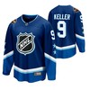 Clayton Keller Coyotes Blue 2022 All-Star 9 Jersey Western Conference Jersey - Robokeg