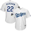 Clayton Kershaw Los Angeles Dodgers 2018 World Series Cool Base Player Jersey - White - Robokeg