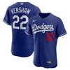 Clayton Kershaw Los Angeles Dodgers Alternate Authentic Player Jersey Royal Mlb - Robokeg