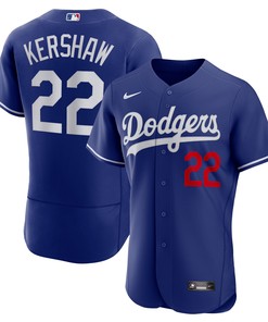 Clayton Kershaw Los Angeles Dodgers Alternate Authentic Player Jersey Royal Mlb - Robokeg