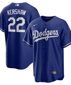 Clayton Kershaw Los Angeles Dodgers Alternate Replica Player Name Jersey - Royal Mlb - Robokeg