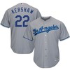Clayton Kershaw Los Angeles Dodgers Cool Base Player Jersey - Gray - Robokeg
