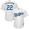Clayton Kershaw Los Angeles Dodgers Cool Base Player Jersey - White - Robokeg