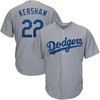 Clayton Kershaw Los Angeles Dodgers Road Official Cool Base Player Jersey - Gray - Robokeg