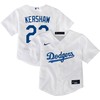 Clayton Kershaw Los Angeles Dodgers Toddler Home Replica Player Jersey White Mlb - Robokeg
