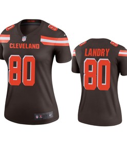 Cleveland Browns #80 Jarvis Landry Brown Legend Jersey - Women - Robokeg