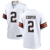 Cleveland Browns Amari Cooper 2 Nfl White Alternate Game Jersey Gift For Browns Fans - Robokeg