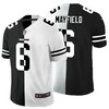 Cleveland Browns Baker Mayfield #6 Nfl 2020 Black And White Jersey - Robokeg