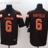 Cleveland Browns Baker Mayfield #6 Nfl 2020 Black Jersey Jersey - Robokeg