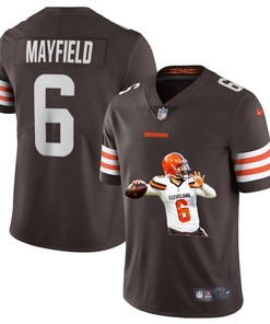 Cleveland Browns Baker Mayfield #6 Nfl 2020 Brown Jersey - Robokeg