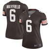 Cleveland Browns Baker Mayfield #6 Nfl 2020 Dark Brown Womens Jersey - Robokeg
