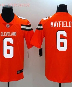 Cleveland Browns Baker Mayfield #6 Nfl 2020 Orange Jersey Jersey - Robokeg