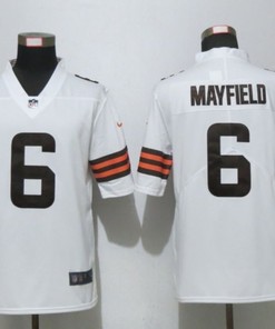 Cleveland Browns Baker Mayfield #6 Nfl 2020 White Jersey - Robokeg