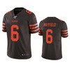 Cleveland Browns Baker Mayfield Brown 100th Season Color Rush Limited Jersey - Robokeg