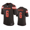 Cleveland Browns Baker Mayfield Brown 100th Season Vapor Limited Jersey - Robokeg