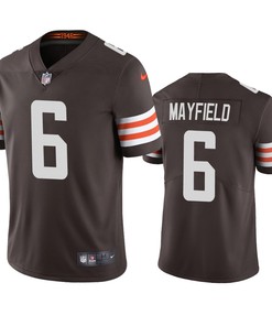 Cleveland Browns Baker Mayfield Brown 2020 Vapor Limited Jersey - Mens - Robokeg