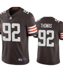 Cleveland Browns Chad Thomas Brown 2020 Vapor Limited Jersey - Mens - Robokeg