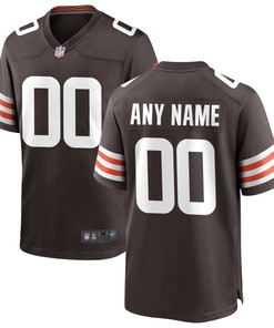 Cleveland Browns Custom Game Jersey - Brown Custom Jerseys Nfl - Robokeg