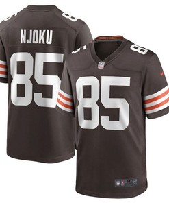 Cleveland Browns David Njoku #85 Nfl 2020 Dark Brown Jersey - Robokeg
