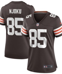 Cleveland Browns David Njoku #85 Nfl 2020 Dark Browns Womens Jersey - Robokeg