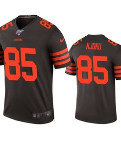 Cleveland Browns David Njoku Brown 100th Season Color Rush Legend Jersey - Robokeg