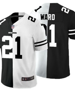 Cleveland Browns Denzel Ward #21 Nfl 2020 Black And White Jersey - Robokeg