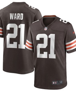 Cleveland Browns Denzel Ward #21 Nfl 2020 Brown Jersey Jersey - Robokeg