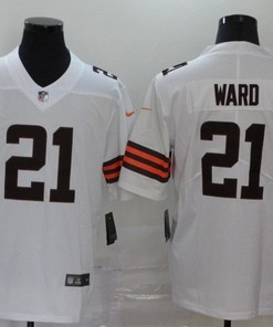 Cleveland Browns Denzel Ward #21 Nfl 2020 White Jersey - Robokeg