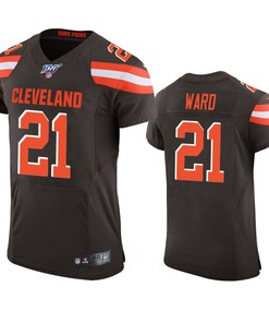 Cleveland Browns Denzel Ward Brown 100th Season Vapor Elite Jersey - Robokeg