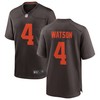 Cleveland Browns Deshaun Watson 4 Nfl Brown Alternate Legend Jersey Gift For Browns Fans - Robokeg