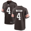 Cleveland Browns Deshaun Watson 4 Nfl Brown Legend Player Jersey Gift For Browns Fans - Robokeg