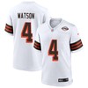 Cleveland Browns Deshaun Watson 4 Nfl White 1946 Collection Alternate Game Jersey Gift For Browns Fans - Robokeg