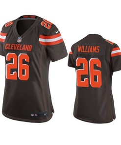 Cleveland Browns Greedy Williams 2019 Nfl Draft Brown Game Womens Jersey - Robokeg