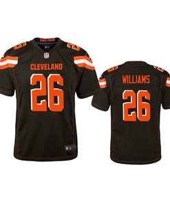 Cleveland Browns Greedy Williams 2019 Nfl Draft Brown Game Youth Jersey - Robokeg