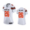 Cleveland Browns Greedy Williams 2019 Nfl Draft White Game Womens Jersey - Robokeg