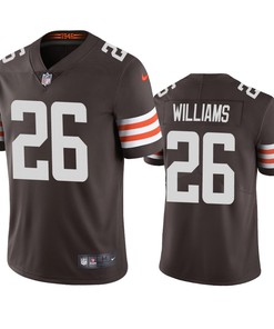 Cleveland Browns Greedy Williams Brown 2020 Vapor Limited Jersey - Mens - Robokeg