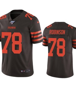 Cleveland Browns Greg Robinson Brown 100th Season Color Rush Limited Jersey - Robokeg