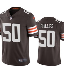 Cleveland Browns Jacob Phillips Brown Vapor Limited Jersey - Robokeg