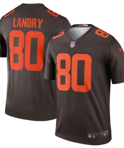 Cleveland Browns Jarvis Landry #80 Nfl 2020 Dark Brown Jersey - Robokeg