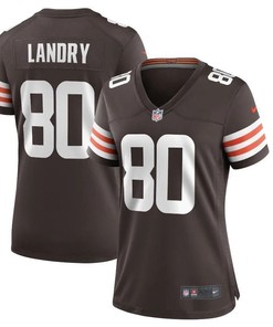 Cleveland Browns Jarvis Landry #80 Nfl 2020 Dark Brown Womens Jersey - Robokeg
