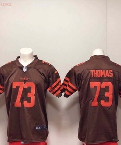 Cleveland Browns Joe Thomas #73 Nfl 2020 Brown Jersey Jersey - Robokeg