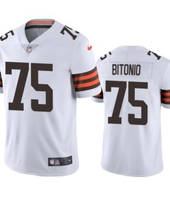 Cleveland Browns Joel Bitonio White 2020 Vapor Limited Jersey - Mens - Robokeg
