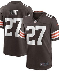 Cleveland Browns Kareem Hunt #27 Nfl 2020 Black Jersey Jersey - Robokeg