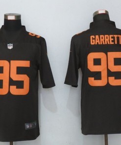 Cleveland Browns Myles Garrett #95 Nfl 2020 Black Jersey Jersey - Robokeg
