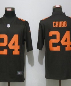 Cleveland Browns Nick Chubb #24 Nfl 2020 Black Jersey Jersey - Robokeg
